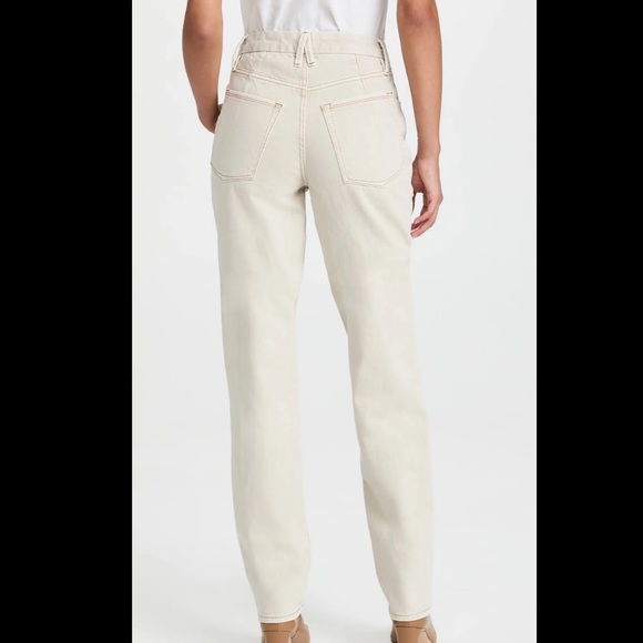 Good American Good 90s Icon Straight Leg Jeans in Bone - Picture 3 of 16